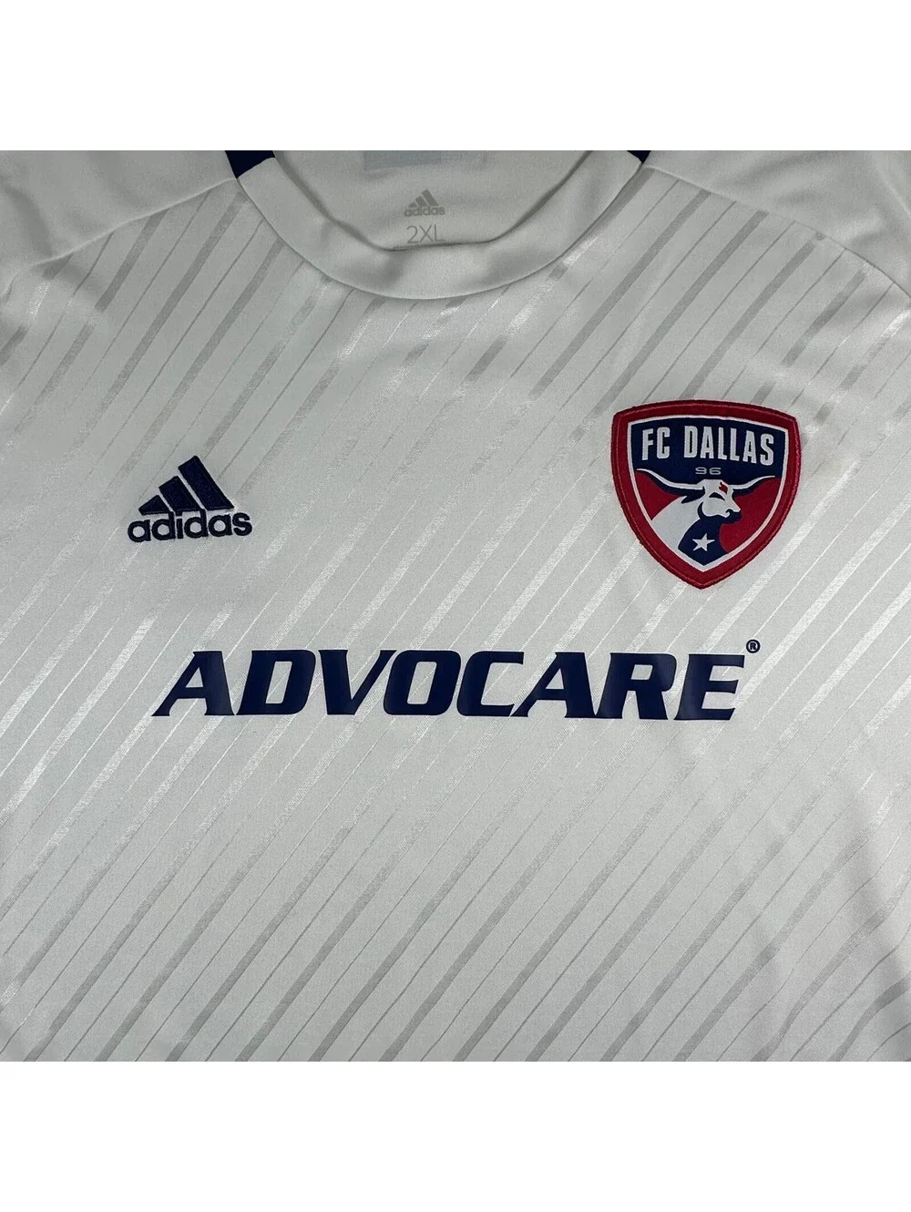 Adidas FC Dallas Away Jersey White 2XL